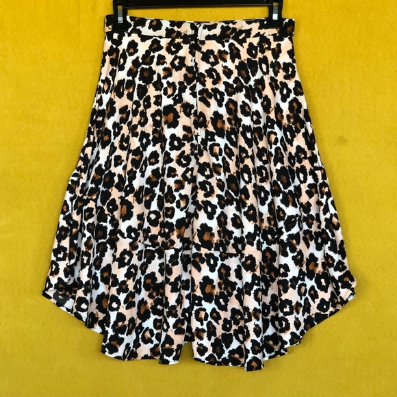 H&M Leopard Print Knee-Length Skirt - Picture 3 of 4